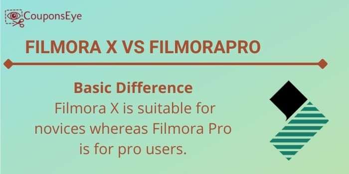 Difference Between Filmora X and Filmora Pro