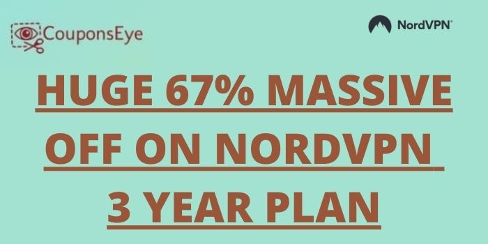NordVPN 3 year deal @ 67% off